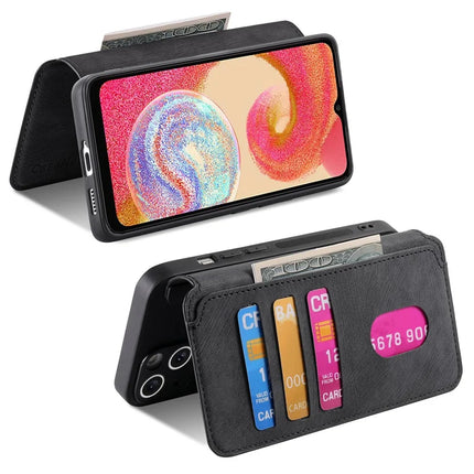 For Samsung Galaxy A04e 4G Case CASENEO Detachable Magnetic RFID Block Leather Phone Wallet Cover