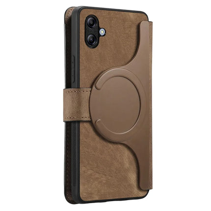 For Samsung Galaxy A04e 4G Case CASENEO Detachable Magnetic RFID Block Leather Phone Wallet Cover