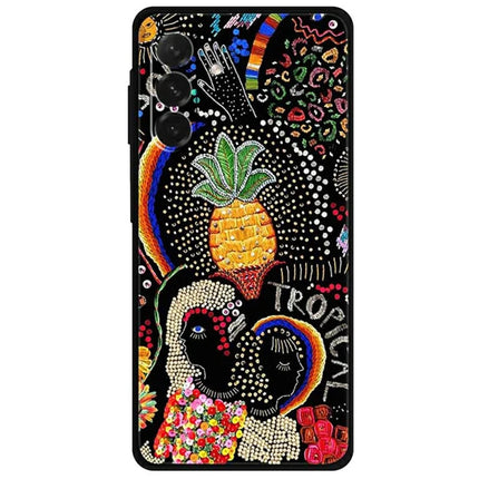 For Samsung Galaxy A26 5G Case Pattern Printing Soft TPU Cell Phone Cover - Pineapple Flower