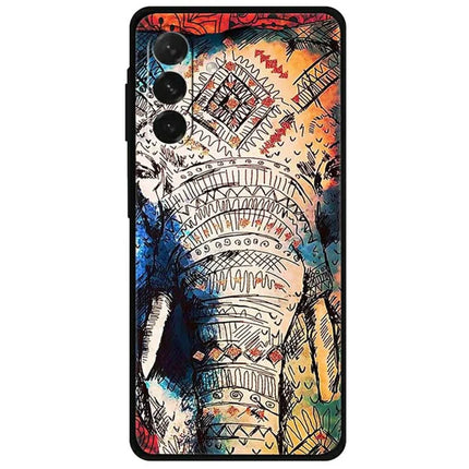 For Samsung Galaxy A26 5G Case Pattern Printing Soft TPU Cell Phone Cover - Long-Nosed Elephant