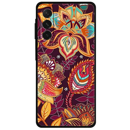 For Samsung Galaxy A26 5G Case Pattern Printing Soft TPU Cell Phone Cover - Cercis Gold Flower
