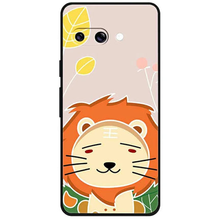 For Google Pixel 9a Case Pattern Printing Soft TPU Cell Phone Cover - Majestic Lion
