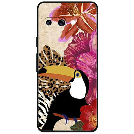 For Google Pixel 9a Case Pattern Printing Soft TPU Cell Phone Cover - Giant Beak Bird