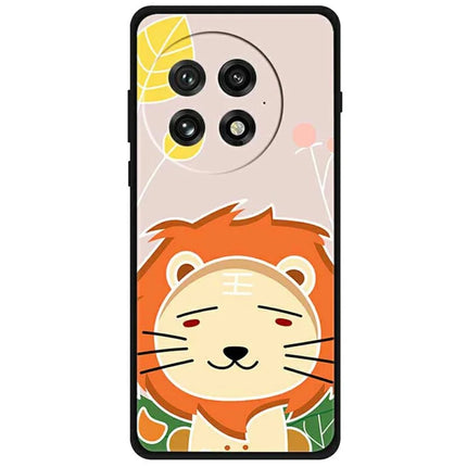 For OnePlus 13 Case Pattern Printing Soft TPU Cell Phone Cover - Majestic Lion