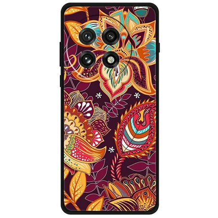 For OnePlus 13 Case Pattern Printing Soft TPU Cell Phone Cover - Cercis Gold Flower