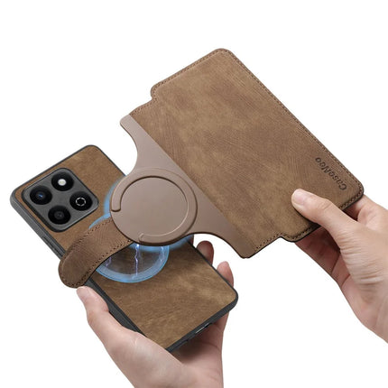 For Honor 200 Smart 5G Case CASENEO Detachable Magnetic RFID Block Leather Phone Wallet Cover