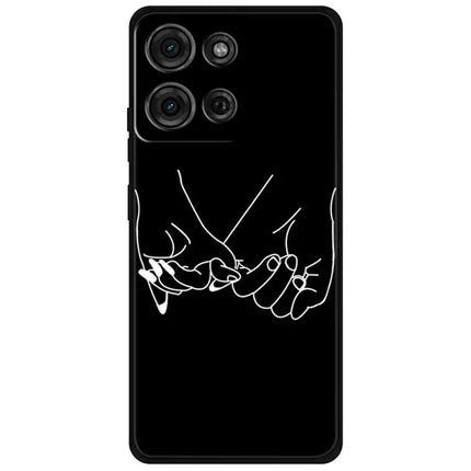 For Motorola Moto G75 5G TPU Case Pattern Printed Anti Drop Phone Cover - Hooked Hands