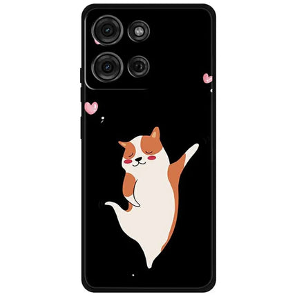 For Motorola Moto G75 5G TPU Case Pattern Printed Anti Drop Phone Cover - Corgi