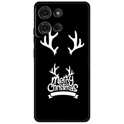 For Motorola Moto G75 5G TPU Case Pattern Printed Anti Drop Phone Cover - Deer Horn