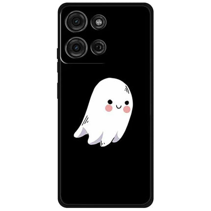For Motorola Moto G75 5G TPU Case Pattern Printed Anti Drop Phone Cover - Ghost