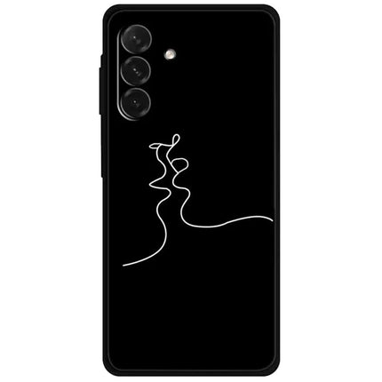 For Samsung Galaxy A26 5G TPU Case Pattern Printed Anti Drop Phone Cover - Abstract Kiss