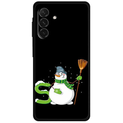 For Samsung Galaxy A26 5G TPU Case Pattern Printed Anti Drop Phone Cover - Snowman