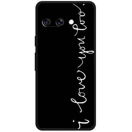 For Google Pixel 9a TPU Case Pattern Printed Anti Drop Phone Cover - I Love You Too