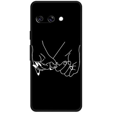 For Google Pixel 9a TPU Case Pattern Printed Anti Drop Phone Cover - Hooked Hands