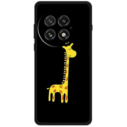For OnePlus 13 TPU Case Pattern Printed Anti Drop Phone Cover - Giraffe