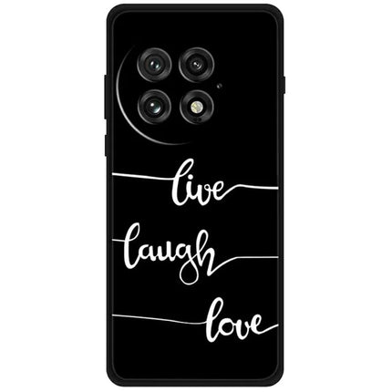 For OnePlus 13 TPU Case Pattern Printed Anti Drop Phone Cover - Live Laugh Love