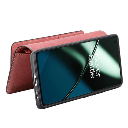 For OnePlus 11 5G Case CASENEO MW-02 Detachable Magnetic Leather Flip Phone Cover