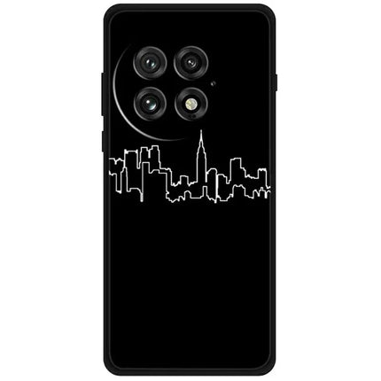 For OnePlus 13 Line Art Case Anti-Scratch Soft TPU Phone Cover - City