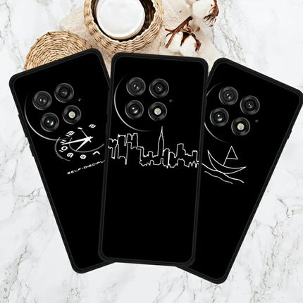 For OnePlus 13 Line Art Case Anti-Scratch Soft TPU Phone Cover