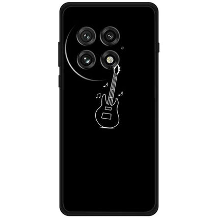 For OnePlus 13 Line Art Case Anti-Scratch Soft TPU Phone Cover - Violin