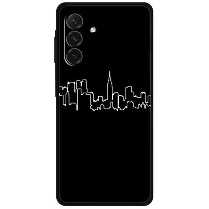 For Samsung Galaxy A26 5G Line Art Case Anti-Scratch Soft TPU Phone Cover - City