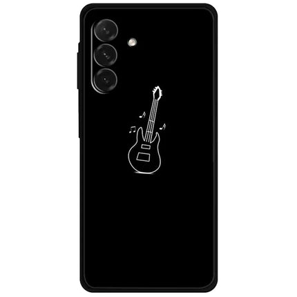 For Samsung Galaxy A26 5G Line Art Case Anti-Scratch Soft TPU Phone Cover - Violin