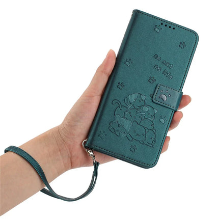 For Honor X9c Smart 5G / X60 5G Case with Strap Cats Imprint Leather Wallet Phone Cover