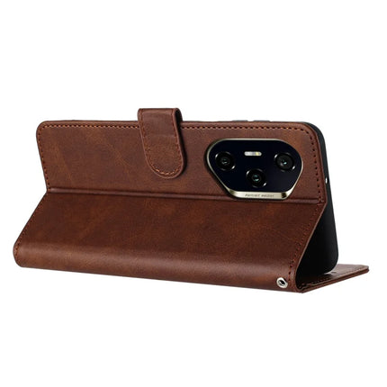 For Honor 300 Pro / 300 Ultra Case Flip Stand PU Leather Wallet Phone Cover Calf Texture