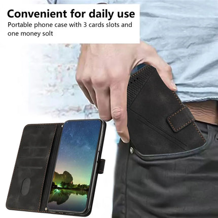 For Honor 300 Pro / 300 Ultra Case Handbag Imprinted Triangle Leather Phone Cover