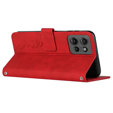 For Motorola Moto G Power (2025) / G Play (2025) 4G Case Viewing Stand PU Leather Phone Cover Imprinted Pattern