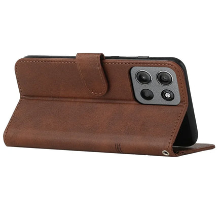 For Motorola Moto G15 4G Case Stand Flip Protective Leather Phone Cover
