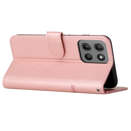 For Motorola Moto G15 4G Case Stand Flip Protective Leather Phone Cover