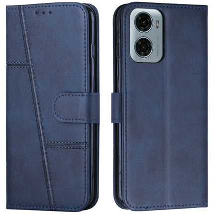 For Motorola Moto G05 4G Case Stand Flip Protective Leather Phone Cover - Sapphire
