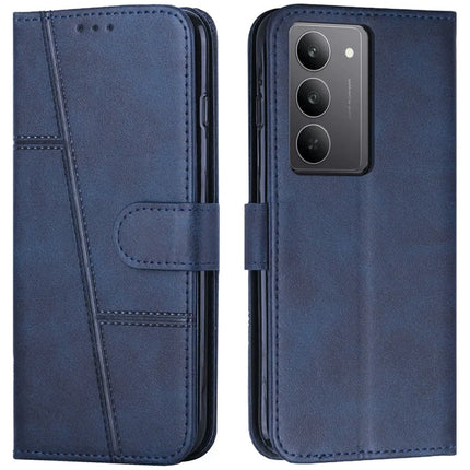 For Realme V60 Pro / C75 Case Stand Flip Protective Leather Phone Cover - Sapphire
