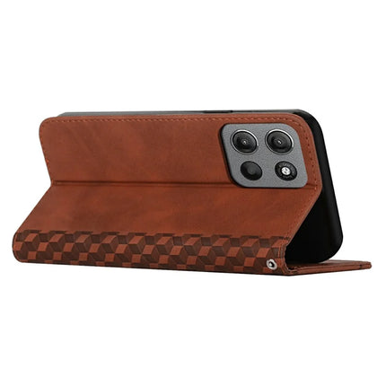 For Motorola Moto G15 4G Phone Cover Imprinted PU Leather Wallet Stand Case