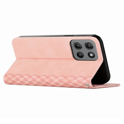 For Motorola Moto G15 4G Phone Cover Imprinted PU Leather Wallet Stand Case