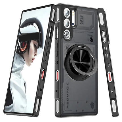 For Asus ROG Phone 8 5G / 8 Pro 5G Case Compatible with MagSafe TPU + PC Rotary Kickstand Phone Cover
