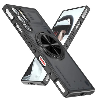 For Asus ROG Phone 8 5G / 8 Pro 5G Case Compatible with MagSafe TPU + PC Rotary Kickstand Phone Cover