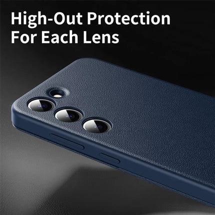For Samsung Galaxy S23+ Case Leather Phone Cover with View Window Card Slot