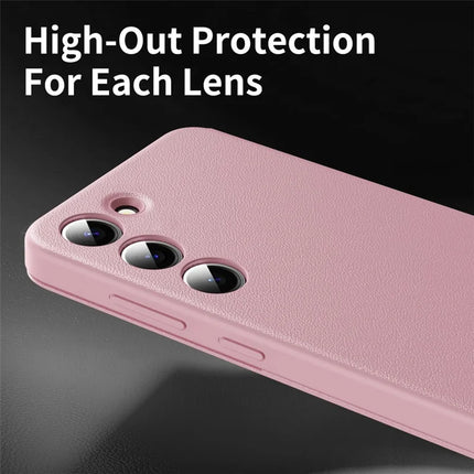 For Samsung Galaxy S23+ Case Leather Phone Cover with View Window Card Slot