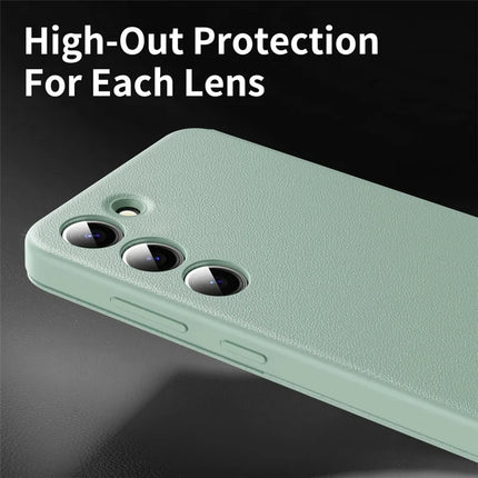 For Samsung Galaxy S23+ Case Leather Phone Cover with View Window Card Slot