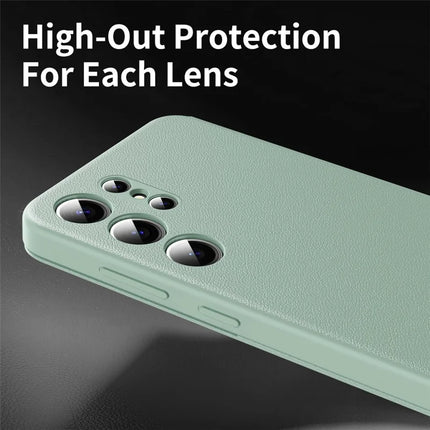 For Samsung Galaxy S23 Ultra Case Leather Phone Cover with View Window Card Slot