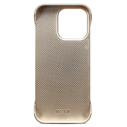 For iPhone 16 Pro Max Case Compatible with MagSafe Genuine Cow Leather + PC Phone Cover