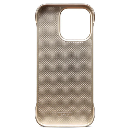 For iPhone 16 Pro Max Case Compatible with MagSafe Genuine Cow Leather + PC Phone Cover