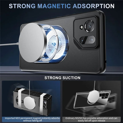For Asus ROG Phone 9 5G / 9 Pro 5G Case Kickstand Silicone + PC Phone Cover Graphene Heat Dissipation