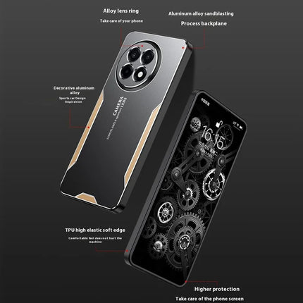 For OnePlus Ace 5 5G  /  Ace 5 Pro 5G Phone Case Aluminium Alloy TPU PC Back Cover