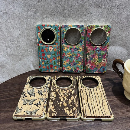 For Huawei Mate 70 Pro  /  70 Pro+ Case Compatible with MagSafe Pattern Print PU + PC Phone Cover with Card Holder