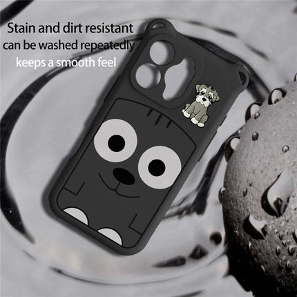For iPhone 16 Pro Max Case Cartoon Dog EVA Anti Drop Phone Cover with Camera Lens Cover