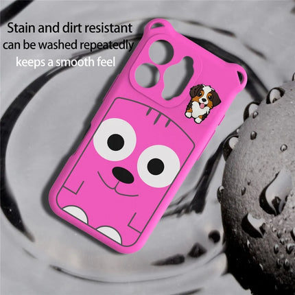 For iPhone 16 Pro Max Case Cartoon Dog EVA Anti Drop Phone Cover with Camera Lens Cover