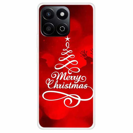 TPU Phone Case For Honor Play 60 Plus 5G / 200 Smart 5G / Play 9T / X7c 4G Festive Christmas Pattern Protective Cover - Merry Christmas